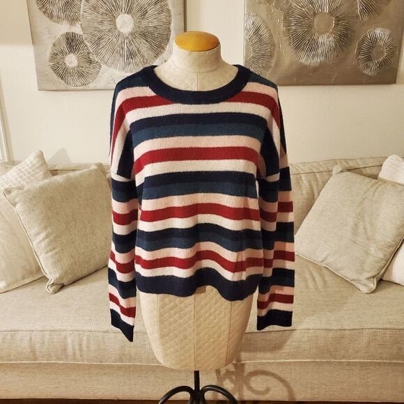 Rails Adela Striped Sweater sz Large - Picture 4 of 13